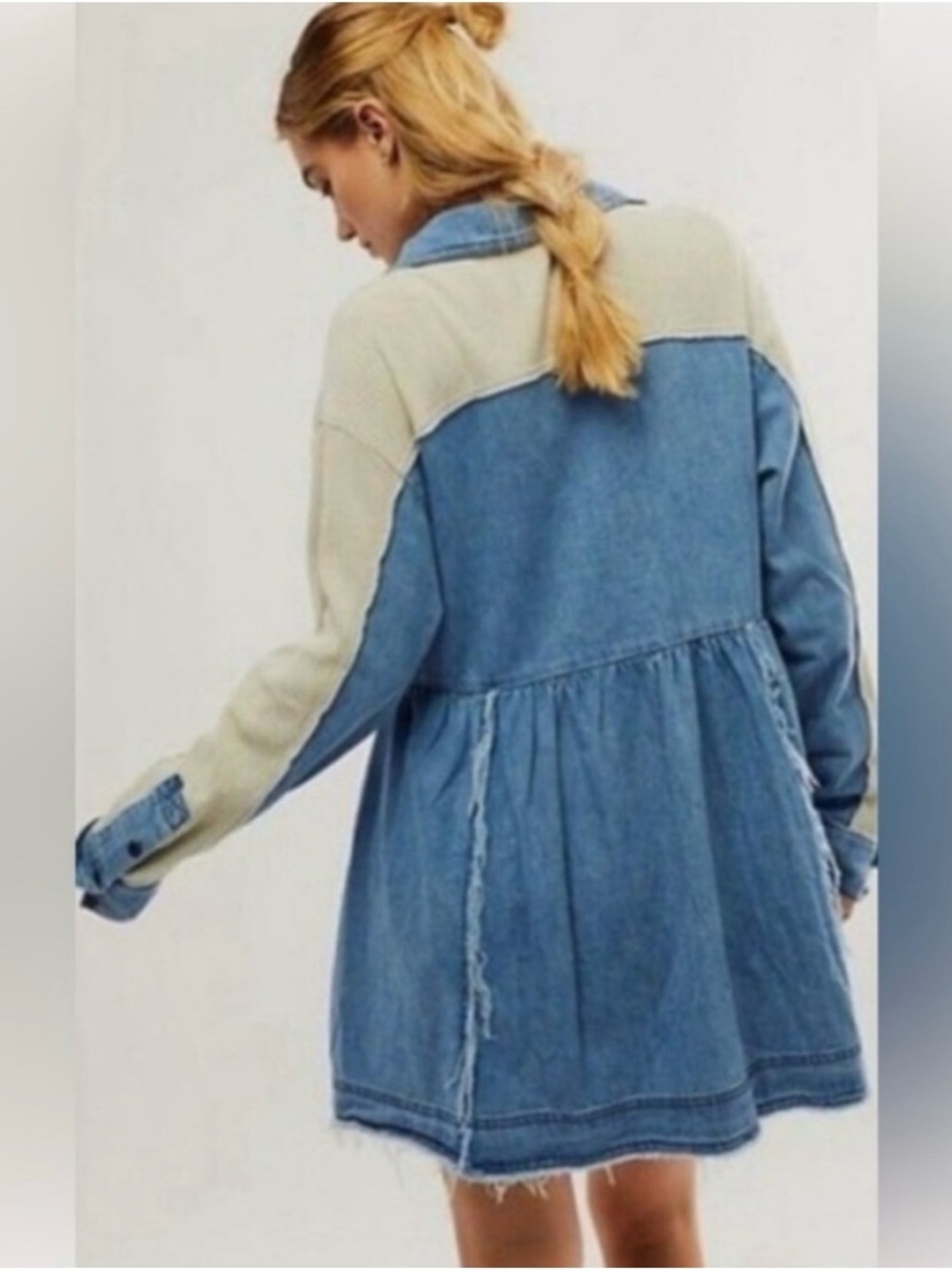 NWOT Free People Kenny Denim Mini